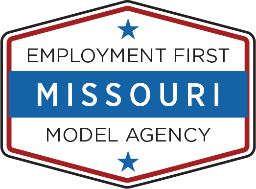 Missouri Employment First Model Agency badge
